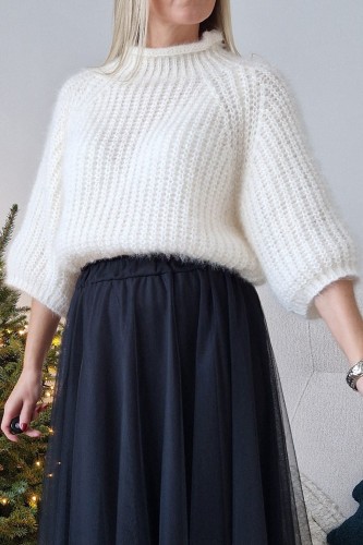 Sweter Cozy oversize śmietankowy