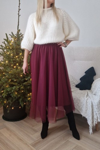 Sweter Cozy oversize śmietankowy