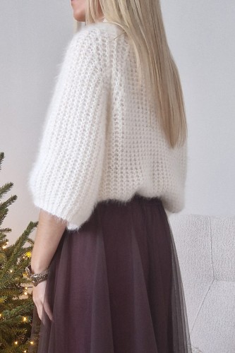 Sweter Cozy oversize śmietankowy