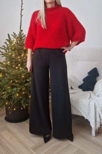 Sweter Cozy oversize czerwony