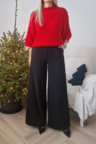 Sweter Cozy oversize czerwony